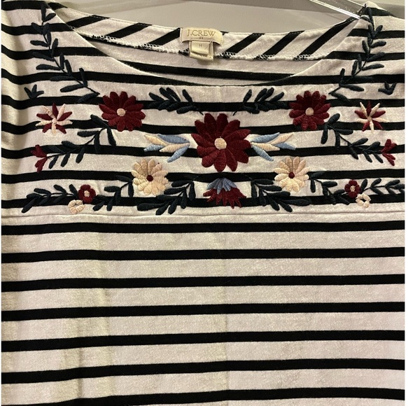 J Crew Embroidered Top - Picture 2 of 4